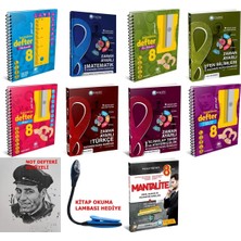 Çanta Yayınları 8 Sınıf Tüm Dersler Konu Anlatımlı Kazandıran Defter Serisi ve Zaman Ayarlı Sorular Süper Mega Set