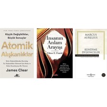 Türkiye İş Bankası Kültür Yayınları Atomik Aliskanliklar+ Insanin Anlam Arayisi+Kendime Dusunceler=(3kitap)
