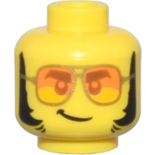 LEGO Minifigür Parçaları: Kafa: 3626PB2540