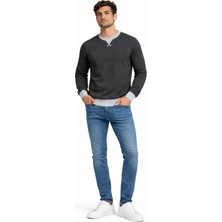 Bisiklet Yaka Basic SWEATSHIRT(UNX-145901)