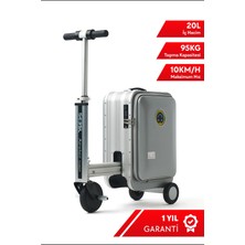 Airwheel SE3SL Elektrikli Binilebilir Scooter Valiz - Gri