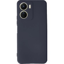 Selfbuysell Vivo Y16 Kılıf First Silikon - Lacivert