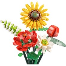 NW NessiWorld LZ1659 Loz Çiçek Blokları 568 Parça -Vagon Life