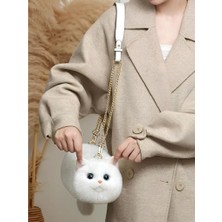 NW NessiWorld Kedi El Çantası Beyaz