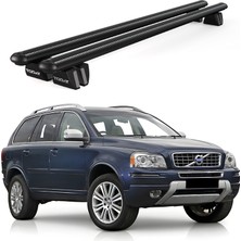 Today Auto Pençe Volvo XC90 Suv (2003-2015) Uyumlu Siyah Ara Atkı Port Bagaj Tavan Barı