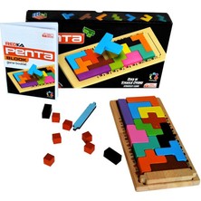 NW NessiWorld Penta Blook Ahşap Akıl Zeka Eğitici Oyuncak