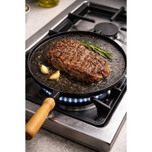 Balis Pijama Gözleme Et Pişirme Çıkarılabilir Sap Döküm Tava 36 cm 1400 Ağırlık