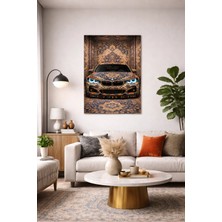 Bmw Spor Araba Çerçevesiz Duvar Posteri | 29,7X42 cm Dekoratif Modern Tablo