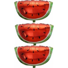 Rönesans Parti Karpuz Figürlü Folyo Balon 3 Adet