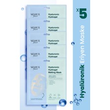 Dermal Hyalüronik Hydrojel Şeffaflaşan Kore Yüz Maskesi Nemlendirici Eriyen Maske 34 gr. 5 Adet