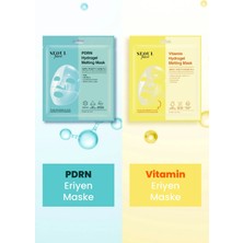 Dermal Pdrn Hydrojel Eriyen Maske Nemlendirici Şeffaf Jel Maske 34 Gr. ve Vitamin Eriyen Maske 34 Gr.