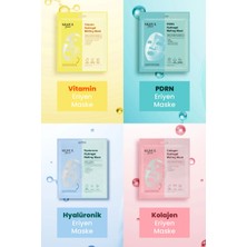Dermal Melting Eriyen Şeffaflaşan Nemlendirici Maske Yüz Maskesi 4 Adet 34 Gr.