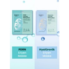 Dermal Pdrn Hydrojel Eriyen Maske Nemlendirici Şeffaf Jel Maske 34 Gr. ve Hyalüronik Eriyen Maske 34 Gr.