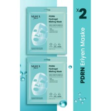 Dermal Pdrn Hydrojel Eriyen Maske Nemlendirici Eriyen Kore Maskesi Onarıcı Şeffaf Jel Maske 34 gr 2 Adet