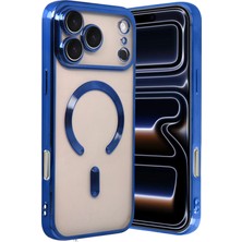 Apple iPhone 17 Pro Kross Magneticsafe Kapak - Lacivert Nemere