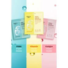 Dermal Pdrn Vitamin ve Kolajen Eriyen Şeffaflaşan Nemlendirici Melting Yüz Maskesi Seti 34 Gr.