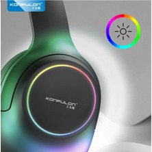 Konfulon BHS17 Bt 6.0 Kablosuz Kafaüstü Kulaklık - Siyah Nemere