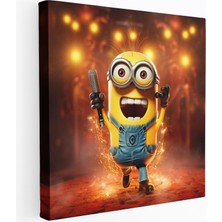 Popcas 3 Boyutlu Minyon Duvar Sanatı Kanvas Tablo Eylem Pozu