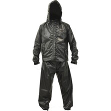 Dragon 98935 Sauna Eşofman Takımı - L Beden Unisex Terleme Eşofmanı Füme Renk Kaliteli Tasarım