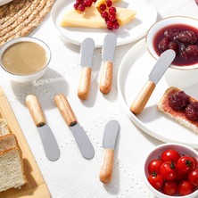 Karaca Break 6 Parça Ahşap Saplı Tereyağı Reçel ve Çikolata Bıçağı