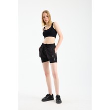 Win Moda Yeni Sezon Kadın Diz Üstü Taytlı Deniz Şortu Hızlı Kuruyan Plaj Havuz Büyük Beden S/2xl 3 Renk