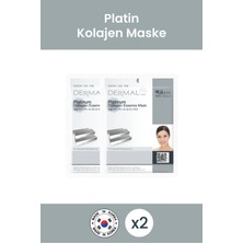 Dermal Aydınlatıcı Yumuşatıcı Platinum Kolajen Maske Seti 23 gr. 2 Adet