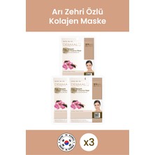 Dermal Pürüzsüzleştirici, Onarıcı, Sıkılaştırıcı Arı Zehri Özlü Kolajen Maske 23 gr 3 Adet