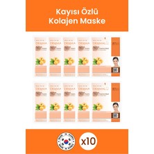 Dermal Nemlendirici, Sıkılaştırıcı ve Aydınlatıcı Kayısı Özlü   Maske X10 Adet