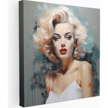 Popcas Modern Portre Duvar Sanatı Marilyn Monroe Kanvas Tablo Klasik Sanat ile Güncel Perspektif