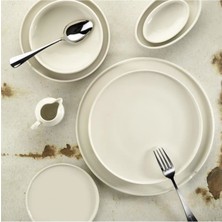 Kütahya Porselen Chef Taste 24 Parça Krem Renkli Yemek Seti 6 Kişilik Porselen Malzeme