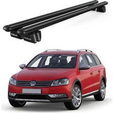 Today Auto Pençe Volkswagen Passat Alltrack B7 (2008 ve Sonrası) Uyumlu Siyah Ara Atkı Port Bagaj Tavan Barı