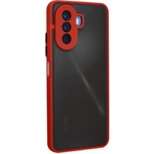  Huawei Nova Y70 Kılıf Montreal Silikon Kapak - Kırmızı Nemere
