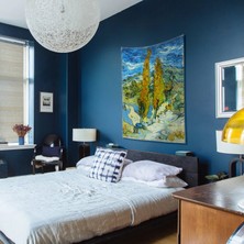 The Lucid Lab Saint-Rémy Yakınlarındaki Alpilles'te Iki Kavak Duvar Örtüsü - 100 cm x 135 cm