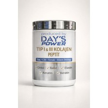 Day’s Power Tip 1 & 3 Kolajen Peptit 300G – Çinko, Bakır, Elastin, Keratin Içeren Kolajen