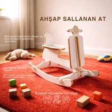 Asrimo Ahşap Sallanan Scooter