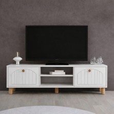 Kaçmaz Home Mobilya 150 cm Beyaz Bohem Tv Ünitesi