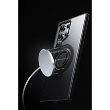  Samsung Galaxy S24 Avatar 360 Dönen Magsafe Kapak - Lacivert Nemere