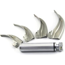 Allians Laringaskop Blade Set, 1-2-3-4-5 Numaralar, Sağlam ve Güvenilir Tasarım