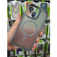 Epro iPhone 16 Standlı Kamera Lens Koruma Hediyeli Magsafe Şarj Özellikli Zırhlı Ultra Lüks Kılıf