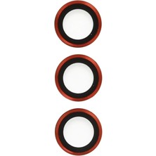  Samsung Galaxy S23 Plus Metal Kamera Lens - Kırmızı Nemere