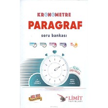 Limit Yayınları Kronometre Paragraf Soru Bankası 12. Sınıf İçin Sınav Hazırlığı Kitabı