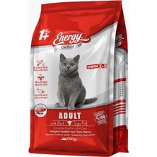 Pet Food Energy Sığır Etli Yetişkin Kedi Maması - 500 g