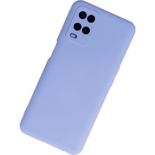  Oppo A54 4g Kılıf Nano Içi Kadife Silikon - Lila Nemere