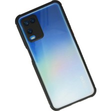  Oppo A54 4g Kılıf Miami Şeffaf Silikon - Siyah Nemere