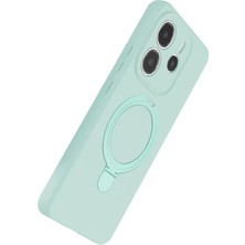  Xiaomi Redmi Note 14 4g Regal Magsafe Standlı Kapak - Su Yeşili Nemere
