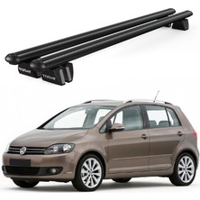 Today Auto Pençe Volkswagen Golf Plus (2005-2009) Uyumlu Siyah Ara Atkı Port Bagaj Tavan Barı