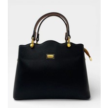 Mercan Bags Kadın 2 Bölmeli Detaylı Askılı Şık El ve Omuz Çantası