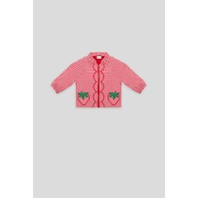 GB Baby Bg Store Kız Bebek Ekose Eşofman Üstü