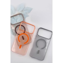  Apple iPhone 17 Pro Pc Blank Magsafe Kapak - Siyah Nemere