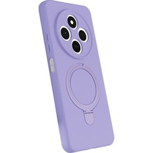  Xiaomi Redmi 14C Regal Magsafe Standlı Kapak - Lila Nemere